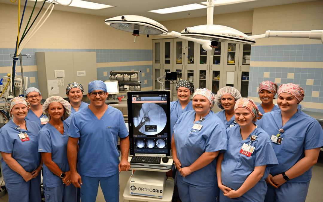 First in the Region to Use OrthoGrid Hip AI® During Hip Replacement Surgery