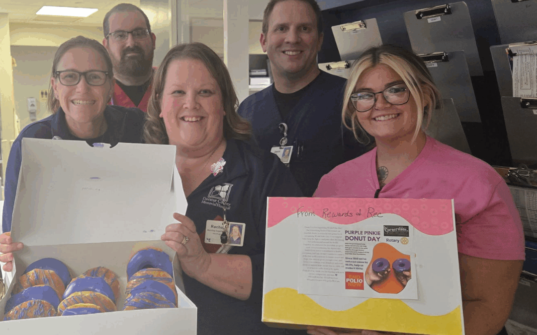 Decatur County Memorial Hospital and Greensburg Rotary Club Join Forces for World Polio Day